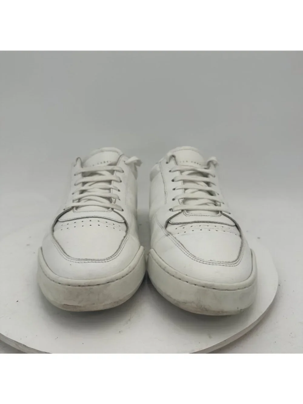 Oliver Cabell Low Top Men Size EU 42 US 9 All White Leather Casual Shoes